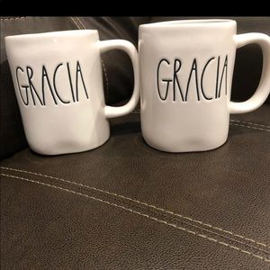 Rae Dunn Gracia “Grace” mugs set
